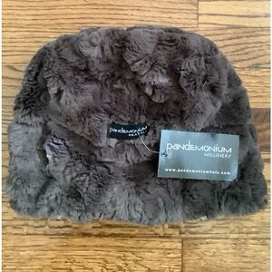 NWT Faux Fur Pandemonium Millinery Hat